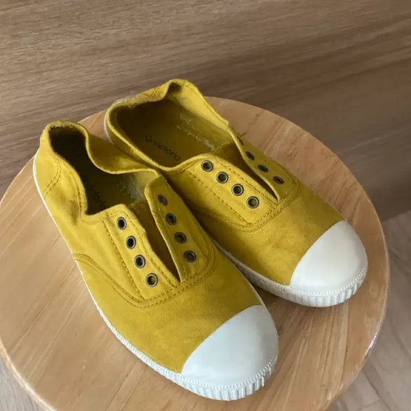 [BUNJANG] Victoria Flat Shoes Yellow / 빅토리아 플랫슈즈 옐로우