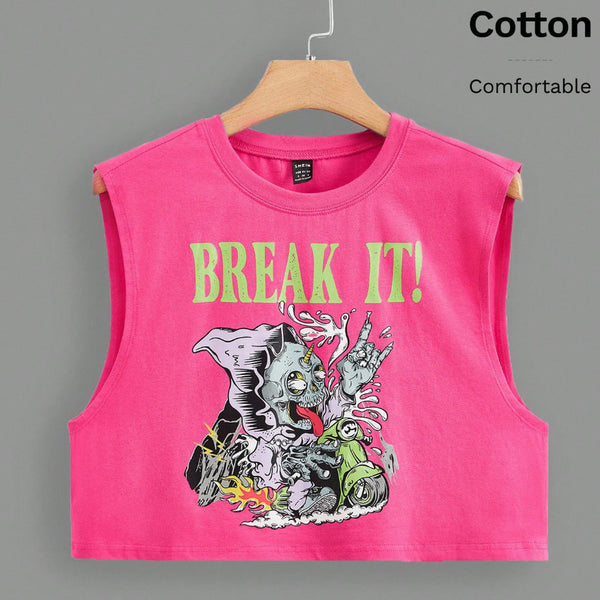 [BUNJANG] Hotping Crop Tank Top / 핫핑 크롭나시