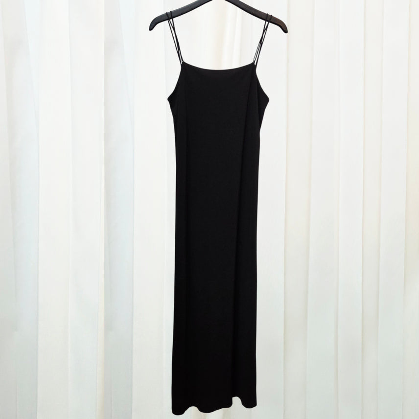 [BUNJANG] S-Cost Spaghetti Strap Rayon Blend Slip Dress C686 / s 코스 스파게티 스트랩 레이온 혼방 슬립 드레스 C686