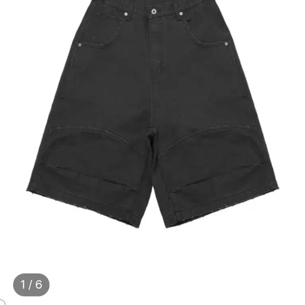 [BUNJANG] MJD Canvas 3D Knee Shorts Charcoal / MJD  캔버스 3D 무릎 반바지 차콜