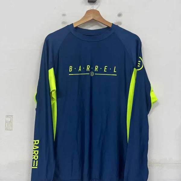 [BUNJANG] Barrel Men's Long Sleeve Rash Guard XL / (XL)배럴 남자 래쉬가드 긴팔티
