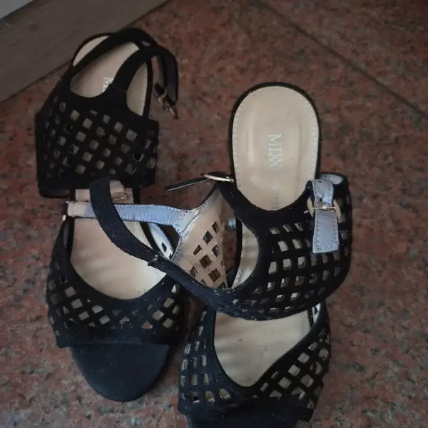 [BUNJANG] Mixxexxo Heeled Sandals Black 230 / 믹스엑소 힐 샌들 블랙 230