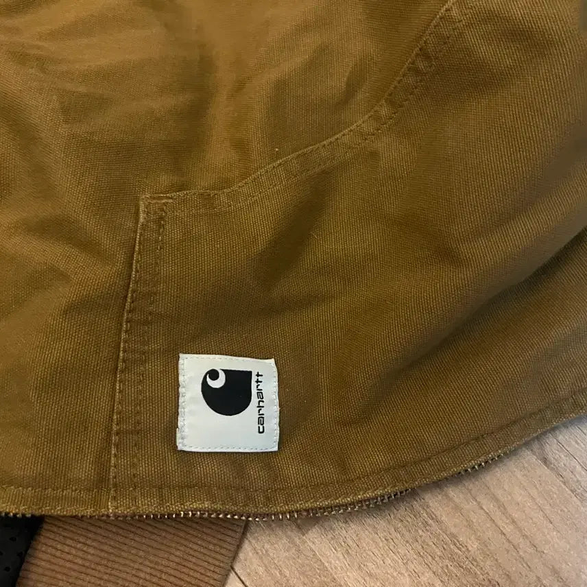 [BUNJANG] Carhartt WIP Brown Denim Blouson Jacket / 칼하트 wip 브라운 데님 블루종 90-95