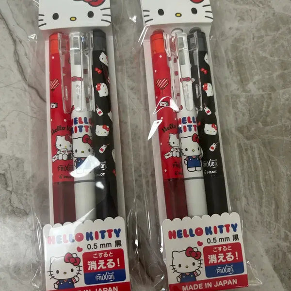 [BUNJANG] Hello Kitty FriXion Ball Knock 3-Piece Pen Set / 헬로키티 볼펜 프릭션볼  노크 3개 세트