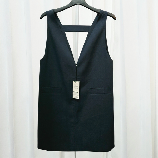 [BUNJANG] Layered Polyester Blend Vest Dress - Deep Green / 22s 95 새상품 리스트 딥그린 레이어드 폴리에스터 혼방 조끼 원피스 C687