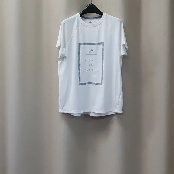 [BUNJANG] Adidas Oversized Cotton T-Shirt / 아디다스 오버핏 반소매 면티