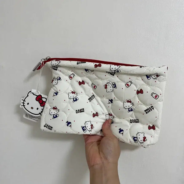 [BUNJANG] Sanrio Hello Kitty Quilting Pouch / 헬로키티 퀄팅파우치