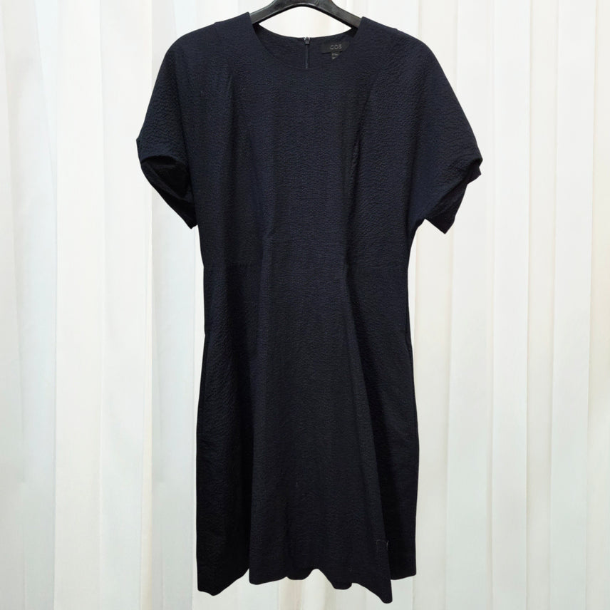 [BUNJANG] 95 Koš Puff Sleeve Seersucker Dress / 95 코스 퍼프 소매 시어서커 원피스 C688
