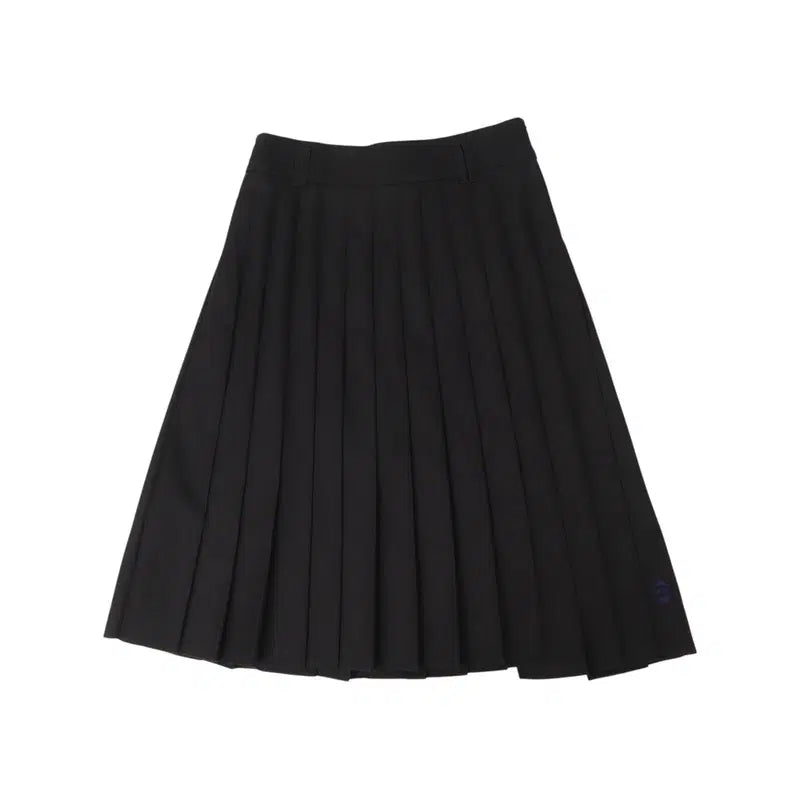[BUNJANG] Lucky Chouette 22SS Logo Unbalanced Cotton Poly Skirt / 럭키슈에뜨 22SS 로고 언밸런스 코튼 폴리 스커트