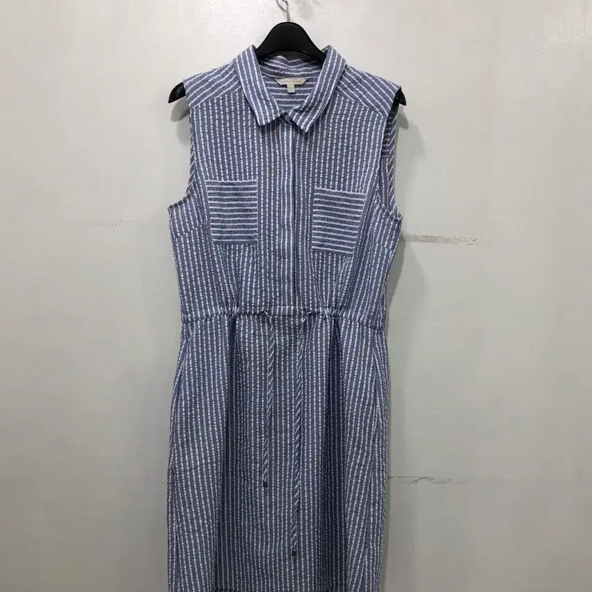 [BUNJANG] Plastic Island Striped Sleeveless Dress S / PLASTIC ISLAND 스트라이프 민소매 원피스 S
