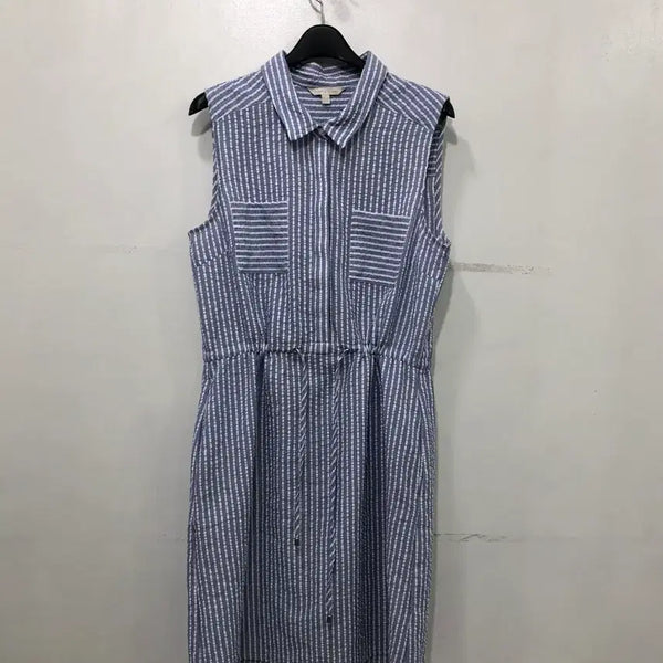 [BUNJANG] Plastic Island Striped Sleeveless Dress S / PLASTIC ISLAND 스트라이프 민소매 원피스 S