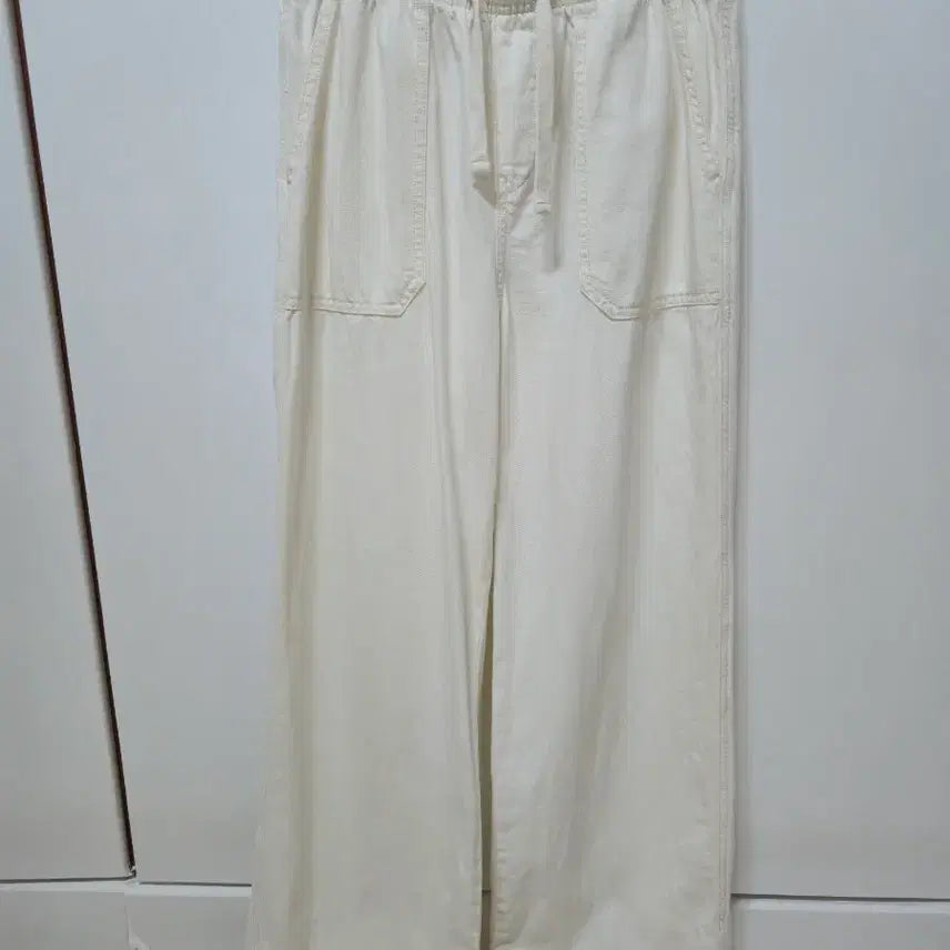 [BUNJANG] TOPTEN Wide Pants Ivory S / 탑텐와이드 팬츠 아이보리색  S(26)