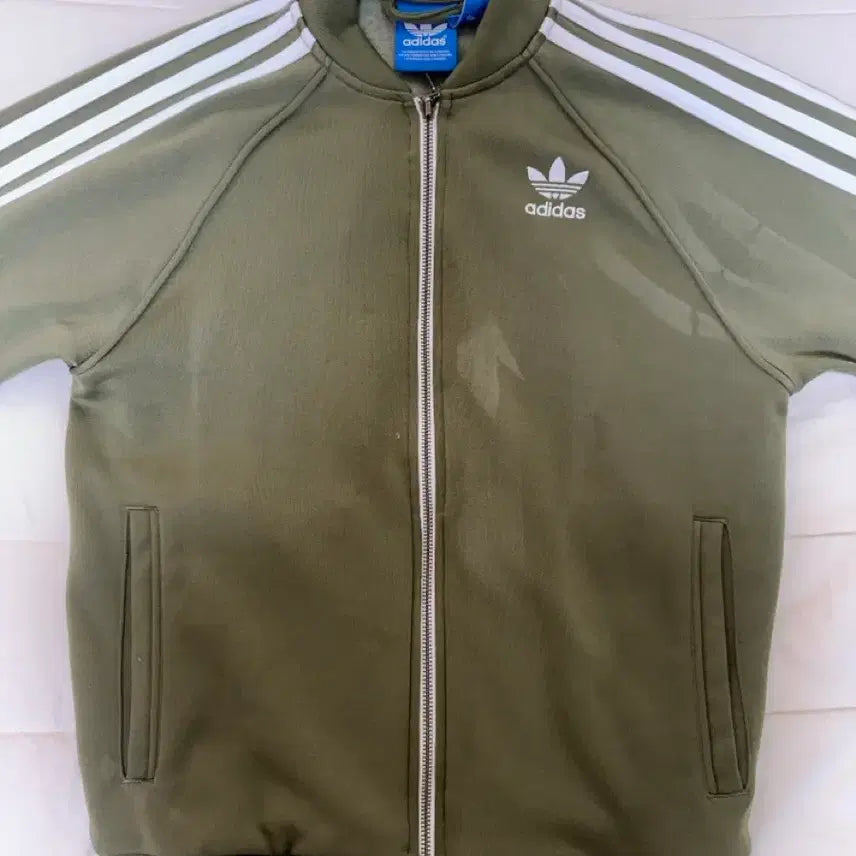 [BUNJANG] Adidas SST Superstar Track Top Jersey Khaki / 아디다스 SST 슈퍼스타 져지 카키 90 트랙탑