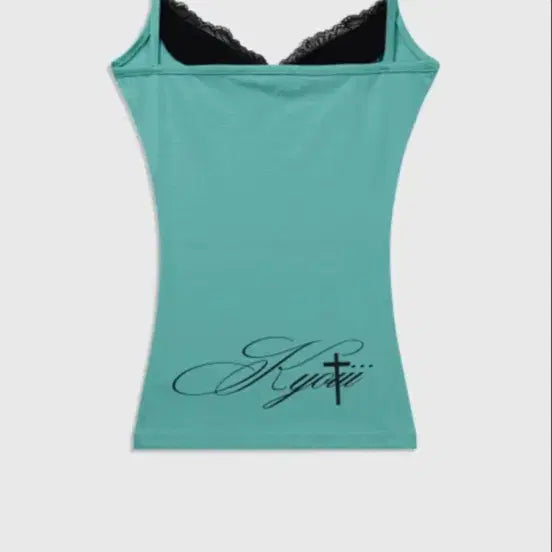 [BUNJANG] Kyoii Lace Sleeveless T-shirt / KYoii  kyoii 쿄이 레이스 슬리브리스 티셔츠