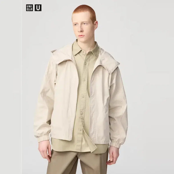 [BUNJANG] Uniqlo U Hooded Blouson Windbreaker / (L)유니클로U 후드 블루종 바람막이