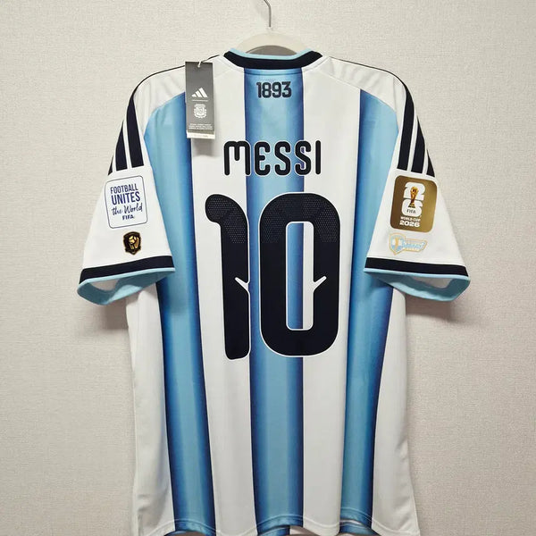 [BUNJANG] Argentina 2022 World Cup Final Home Messi #10 Authentic Jersey / (새상품) 26-28 아르헨티나 홈 No.10 메시 월드컵 결승 정품 유니폼