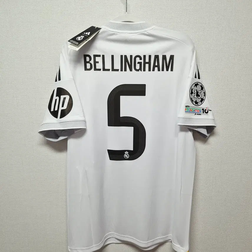 [BUNJANG] Real Madrid 25-26 Bellingham Home Authentic Jersey / (새상품) 25-26 레알 마드리드 홈 No.5 벨링엄 정품 유니폼