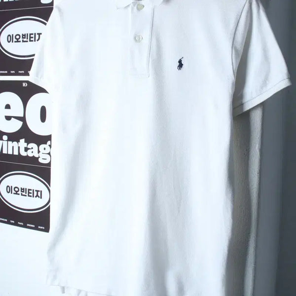 [BUNJANG] Polo Ralph Lauren Short Sleeve Polo Shirt Golf White / (XS-S) 폴로 랄프로렌 반팔 카라 티셔츠 골프 화이트-H36022