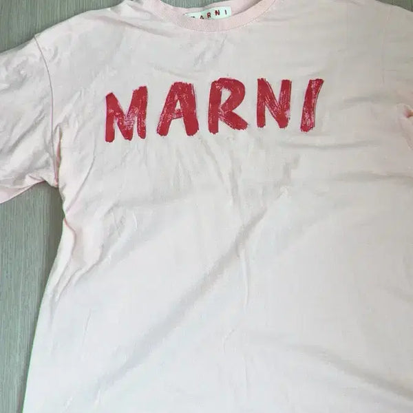 [BUNJANG] Marni Short Sleeve T-Shirt Pink Size 55-66 / 마르니 반팔 티셔츠 핑크 55-66