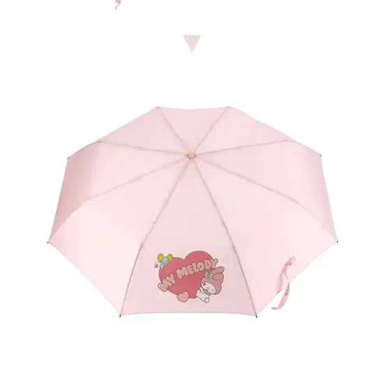 [BUNJANG] My Melody Pink 3-Section Automatic Umbrella / 마이멜로디 핑크 3단 우산