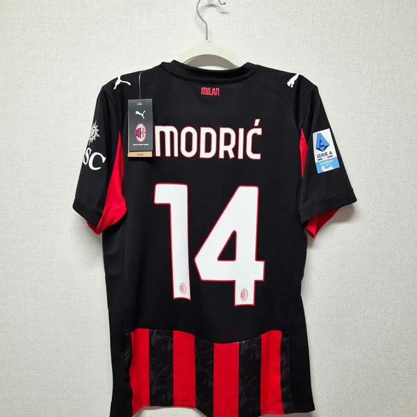 [BUNJANG] AC Milan 2025-2026 Home Modric Authentic Jersey / (새상품) 25-26 AC밀란 홈 No.14 모드리치 정품 유니폼