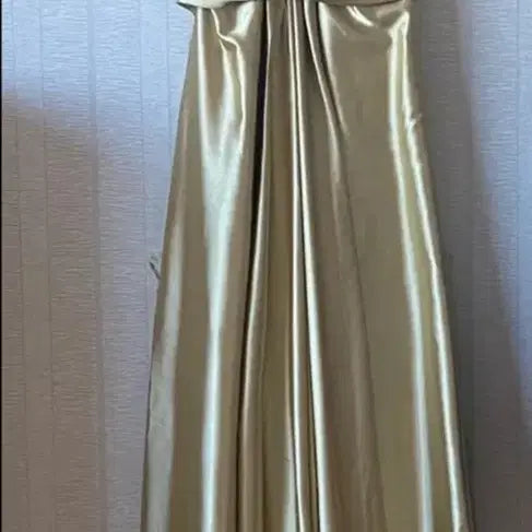[BUNJANG] Custom Gold Satin Dress / 맞춤제작 골드 새틴 드레스