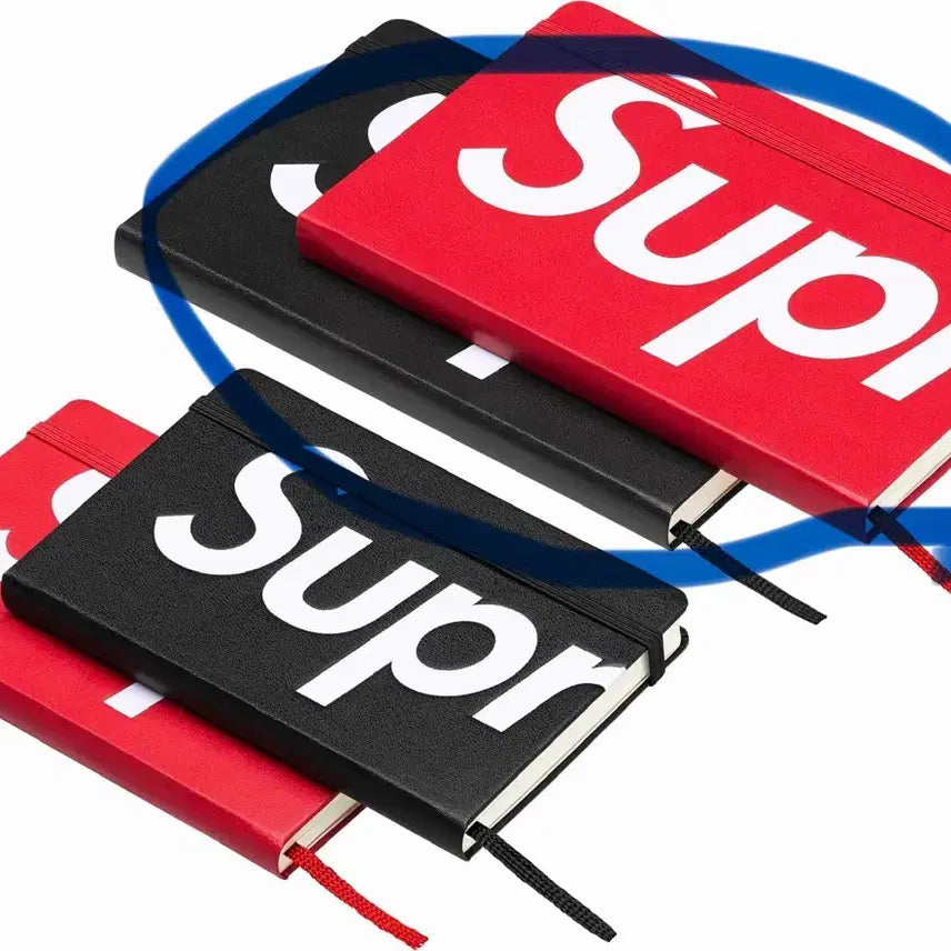 [BUNJANG] Supreme x Moleskine Pocket Notebook Set Black Red / 슈프림 x 몰스킨 포켓 노트북 블랙+ 레드 일괄 판매 24FW