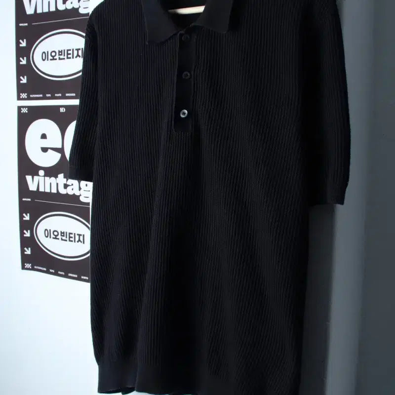 [BUNJANG] COS Short Sleeve Polo T-Shirt (XL-2XL) / (XL-2XL) 코스 반팔 카라 티셔츠 빅사이즈 니트 무지-H36029