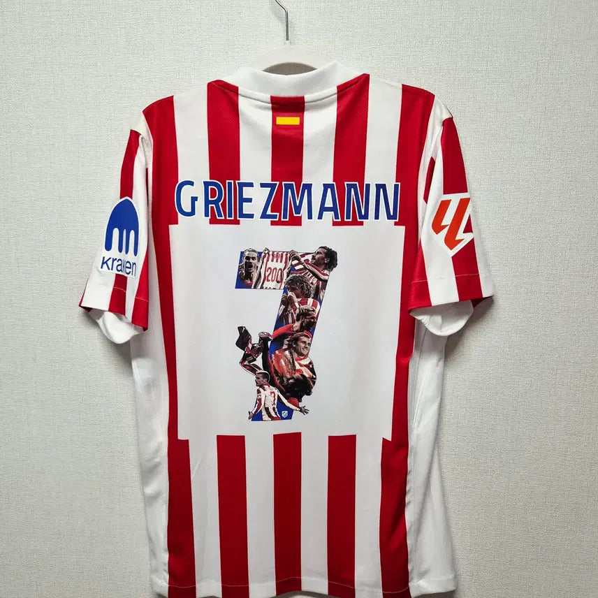 [BUNJANG] Atletico Madrid 25-26 Home No. 7 Griezmann Special Authentic Jersey / (새상품) 25-26 아틀레티코 마드리드 홈 No.7 그리즈만 스페셜 정품 유니폼