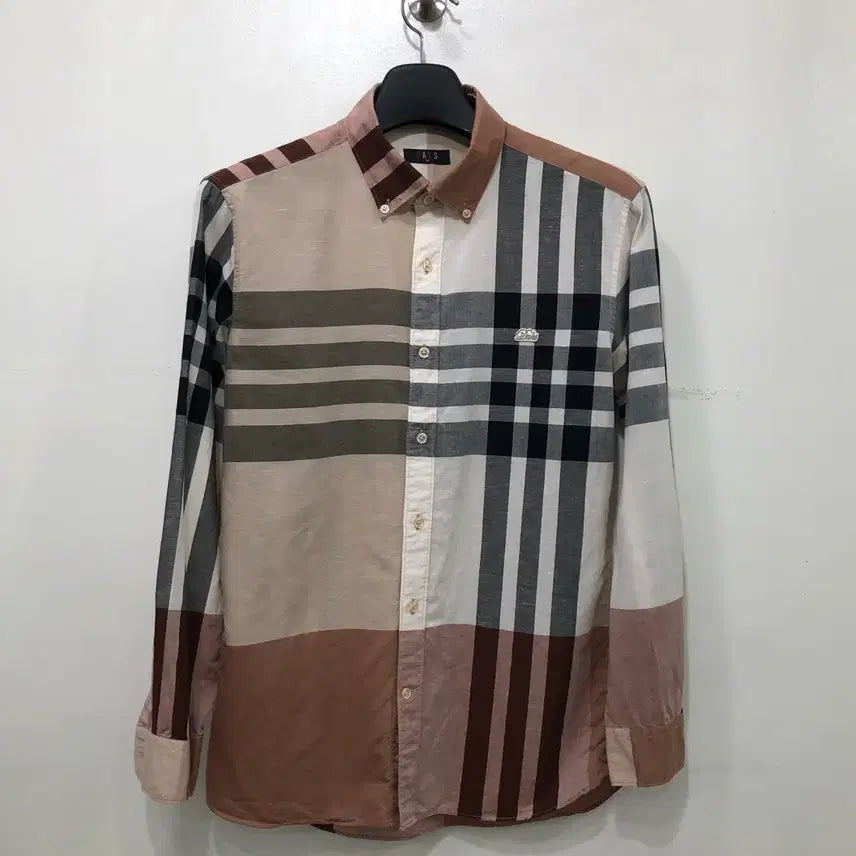 [BUNJANG] Daks Check Pattern Long-Sleeve Shirt 100 / 닥스 셔츠 체크 남방 100