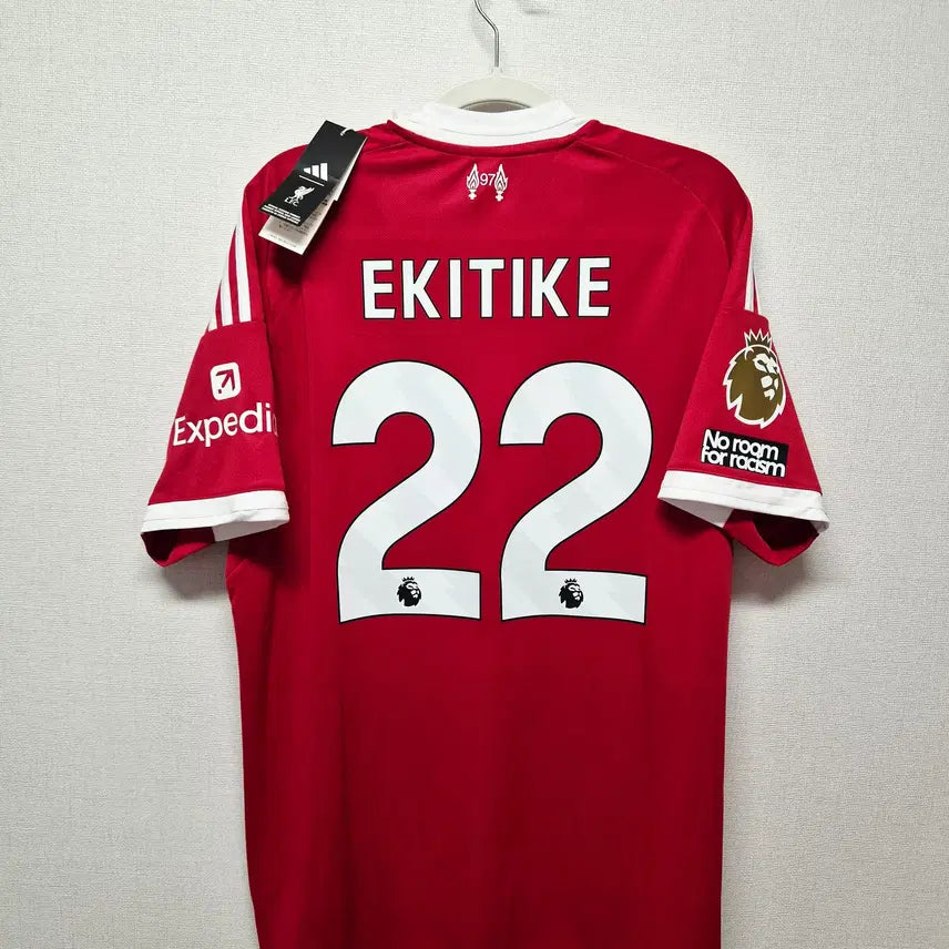 [BUNJANG] Liverpool 25-26 Home No. 22 Authentic Jersey / (새상품) 25-26 리버풀 홈 No.22 에키티케 리그 정품 유니폼