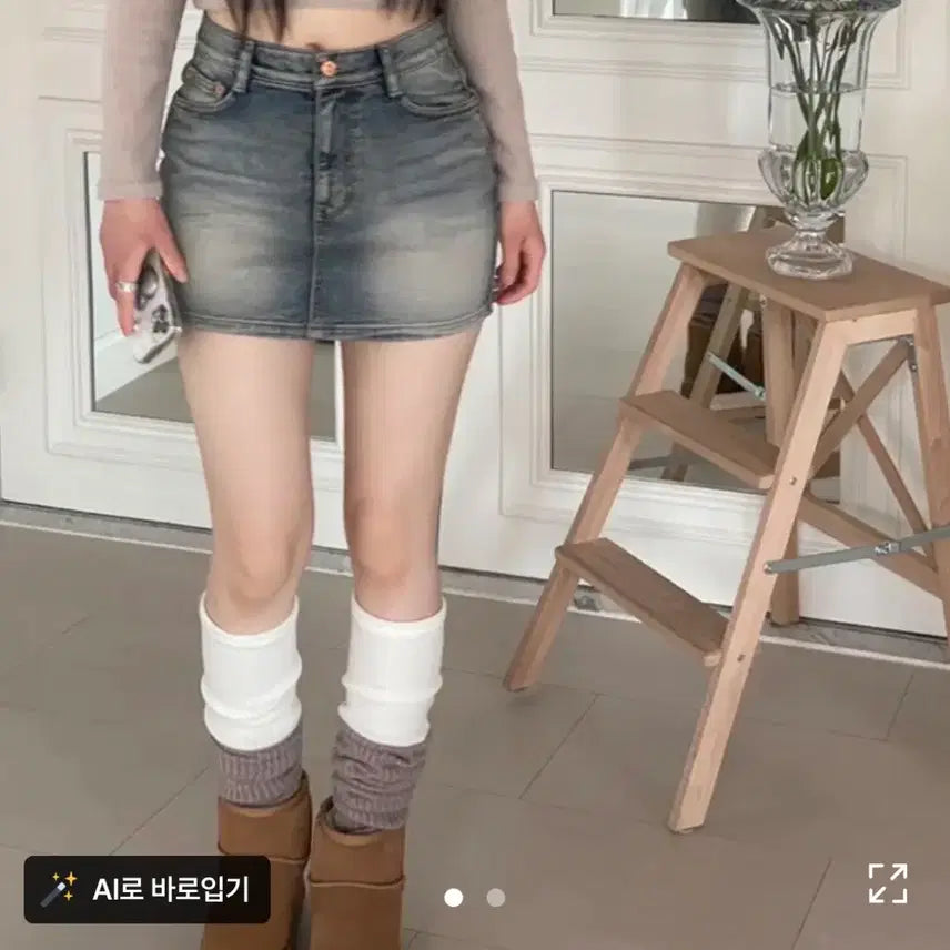 [BUNJANG] Avery Denim Mini Skirt / 보통의 날 에이블리 치마 청치마 스커트 미니스커트