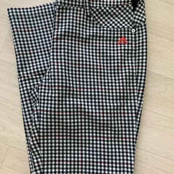 [BUNJANG] Adidas Check Pattern Pants Size 27 / 아디다스 체크 패턴 바지 27
