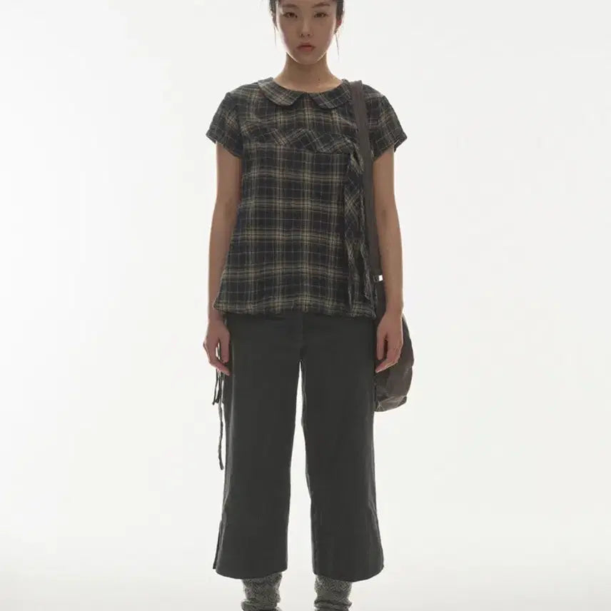 [BUNJANG] KOSEIO Double Capri Pants Black / 코이세이오 더블 카프리 팬츠 블랙