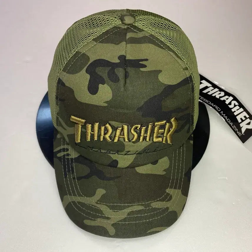 [BUNJANG] Thrasher Camo Trucker Cap / Thrasher camo trucker cap(새상품)