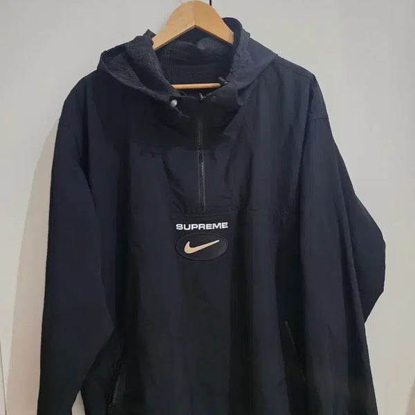 [BUNJANG] Supreme x Nike Jewel Reversible Ripstop Anorak Black [XL] / 슈프림 x 나이키 쥬얼 리버시블 립스탑 아노락 블랙 [XL]