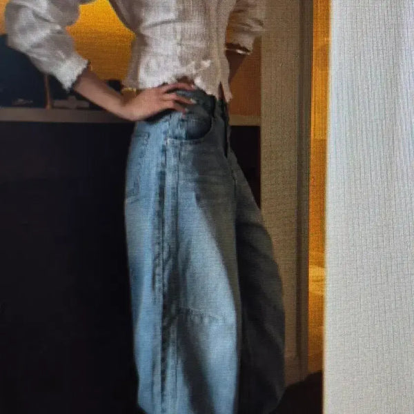 [BUNJANG] Wide Fit Denim Pants / (해외배송) 와이드 데님 팬츠
