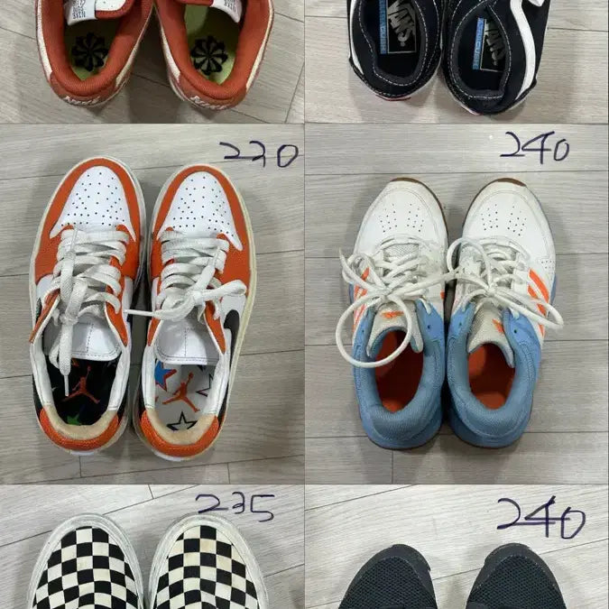 [BUNJANG] Nike Dunk, Vans, Adidas Badminton Shoes, Nike Free Metcon - Women's Athletic Footwear / 운동화
