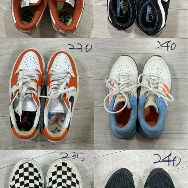 [BUNJANG] Nike Dunk, Vans, Adidas Badminton Shoes, Nike Free Metcon - Women's Athletic Footwear / 운동화