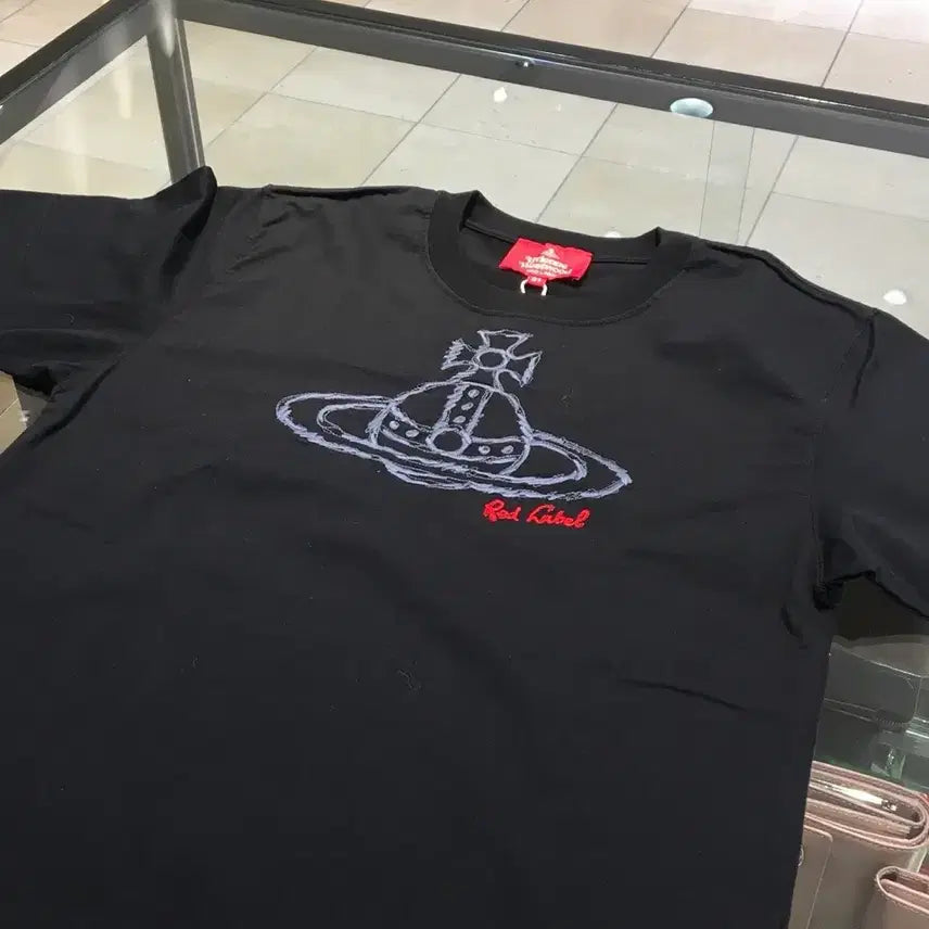 [BUNJANG] Vivienne Westwood Red Label 24SS Organic Cotton Rough Stitch ORB Embroidery Boy T-Shirt / 24SS 비비안웨스트우드 레드 라벨 오가닉 천축 러프스티치 ORB 자수 보이즈티 반팔티 // 티셔츠 // 반팔