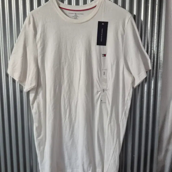 [BUNJANG] Tommy Hilfiger T-Shirt White Size S / S 타미힐피거 반팔티 화이트