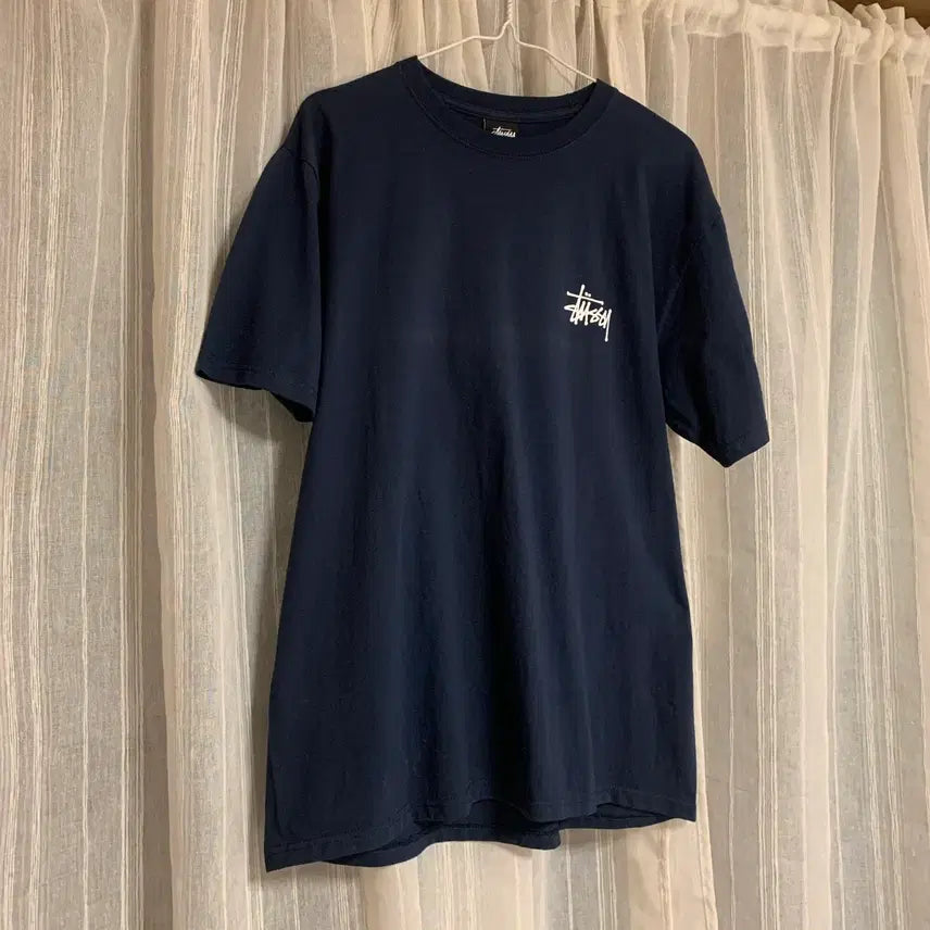 [BUNJANG] Stussy Basic T-Shirt Navy M / 스투시 베이직 티셔츠 네이비 M