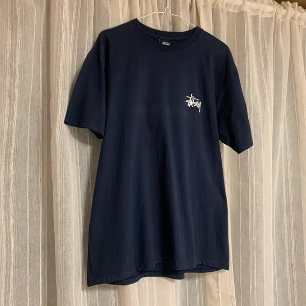 [BUNJANG] Stussy Basic T-Shirt Navy M / 스투시 베이직 티셔츠 네이비 M