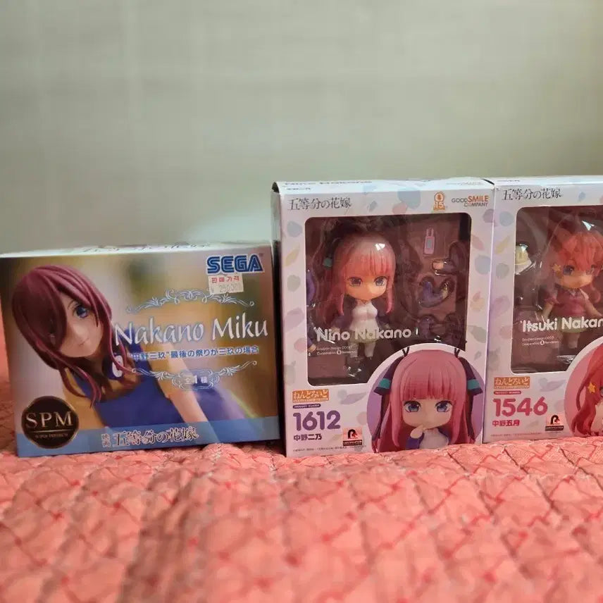 [BUNJANG] The Quintessential Quintuplets Nino Itsuki Nendoroid & Miku Sega Figure / 5등분의 신부 니노 이츠키 넨도로이드 + 미쿠 세가 피규어