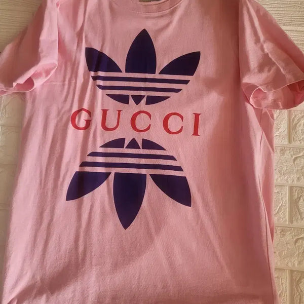 [BUNJANG] Gucci x Adidas Collaboration Round T-Shirt (Medium) / 구찌 아디다스 콜라보 반팔라운드 m사이즈 팝니다