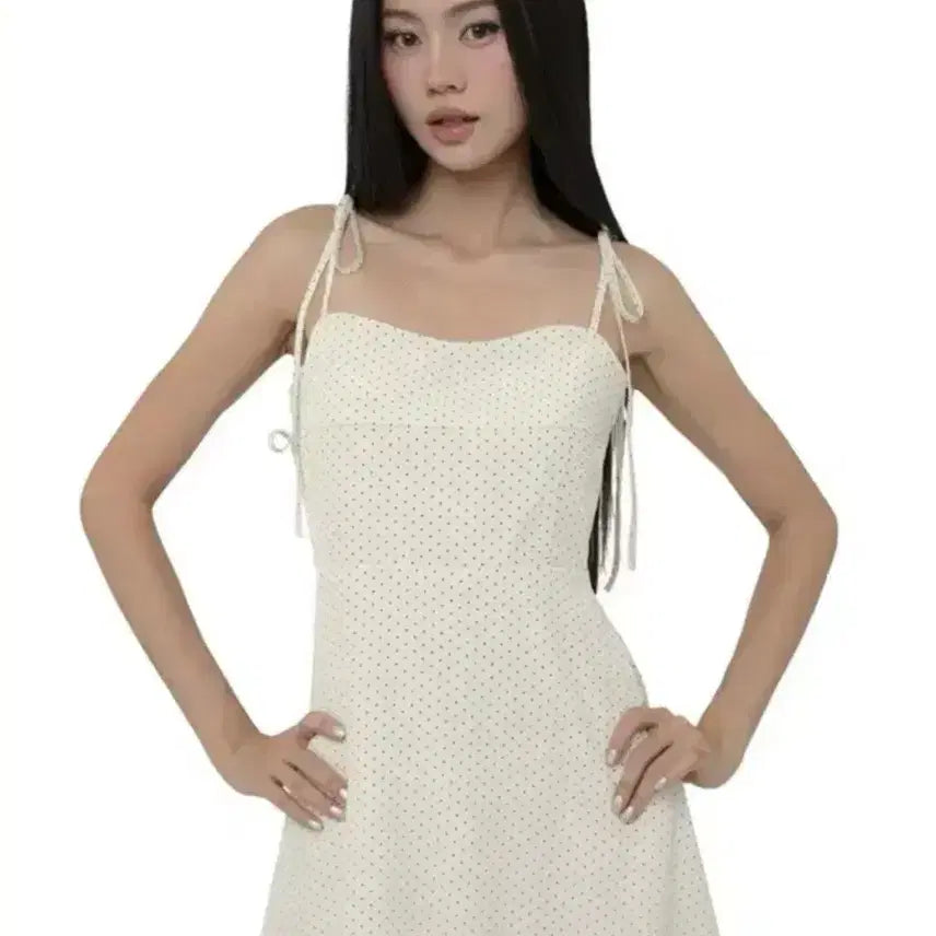 [BUNJANG] Clexia Madison Dot Dress / 클리시어 코프 매디슨 도트 드레스 원피스