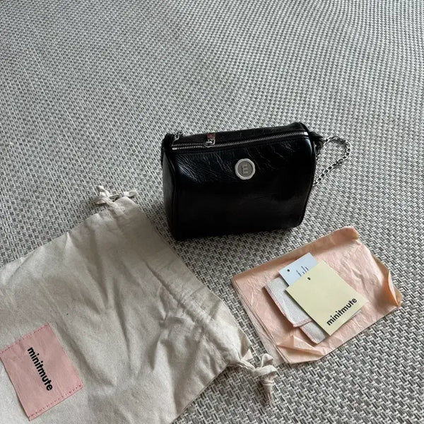 [BUNJANG] Minuit Minute Brett Mini Shoulder Bag Black / 미닛뮤트 브렛미니 블랫