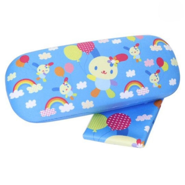 [BUNJANG] Usahana Eyeglass Case and Cleaner Set / [당일발송] 우사하나 안경케이스 안경닦이 안경통 세트 보관함 블루 일본 정품