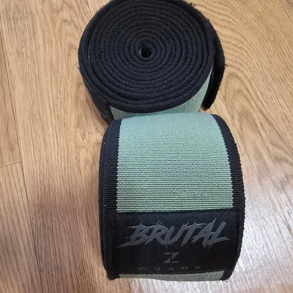 [BUNJANG] Zero To One Brutal Knee Strap Khaki / 제로투원 브루탈 무릅 스트탭 카키색
