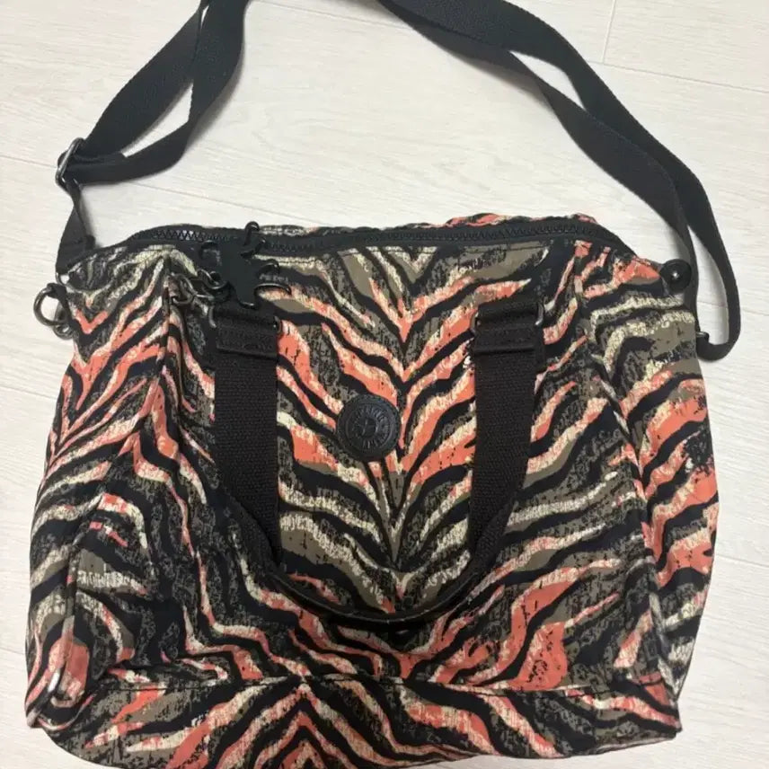[BUNJANG] Kipling Zebra Pattern Tote Bag / 키플링 지브라 패턴 토트백